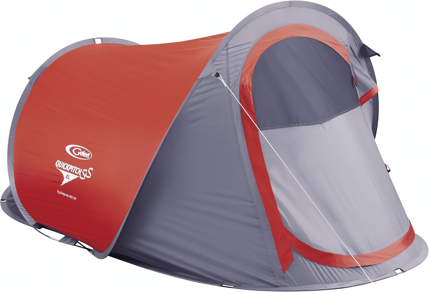 Gelert Quick Pitch SS XL Three Man Tent Red Clay/Slate Amazon.co.uk