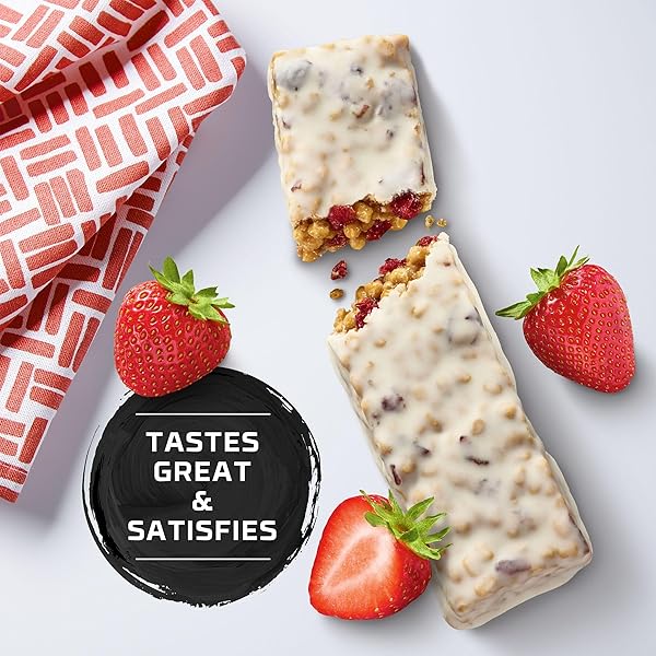 SPECIAL K BAR PROTEIN MEAL BARS, 12G PROTEIN SNACKS, MEAL REPLACEMENT, STRAWBERRY, 9.5OZ BOX (6 COUNT)