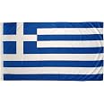 Griechenland Flagge Aus 100% Polyester, 152 X 91 Cm – Mit Ösen & Doppelt Genäht Für Innen & Außen