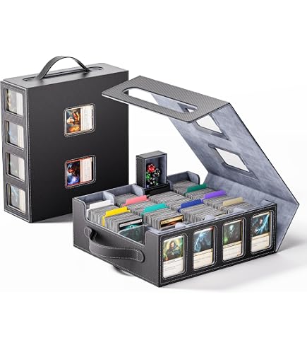 Amazon.com: ARCHIVALPRO Magnetic Trading Card Storage Box with