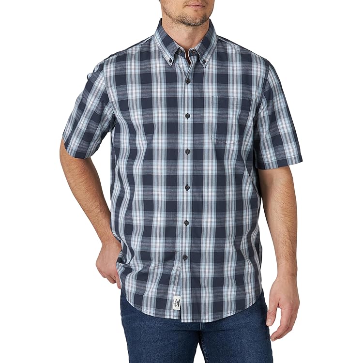 Chemise à carreaux boutonnée doublée matelassée pour hommes, ajoutez du