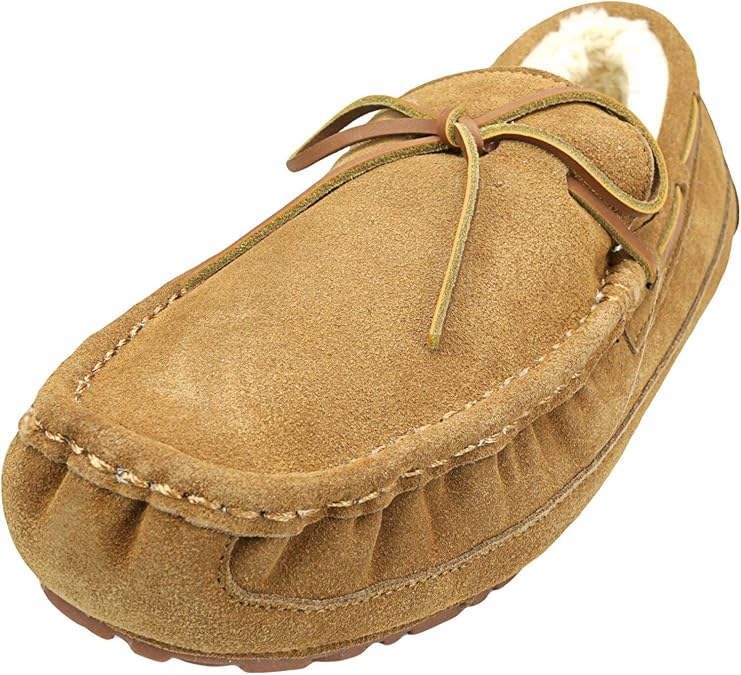 DREAM PAIRS Men's AuLoafer AnkleHigh Suede Slipper