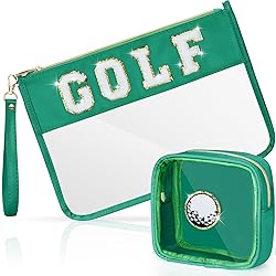 BuyCard 2 Pcs Golf Gifts Cosmetic Makeup Bag with