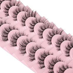 FANXITON Mink Lashes with Clear Band Fluffy 15 MM