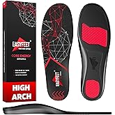 Arch Support Insoles for Men Women - High Arch Shoe Inserts for Standing All Day - Plantar Fasciitis Relief Orthotic Insole for Flat Feet - Work Running Hiking