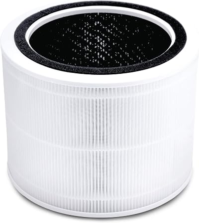 Levoit Core 200S RF Replacement Filter 3‑in‑1 HEPA Activated Carbon White