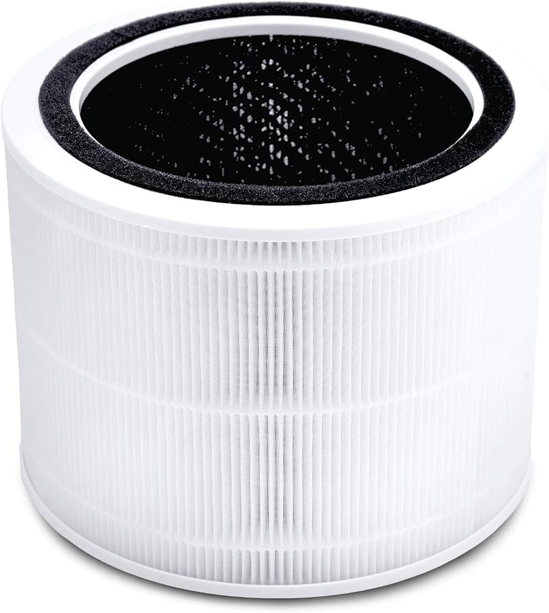 Levoit Core 200S RF Replacement Filter 3‑in‑1 HEPA Activated Carbon White