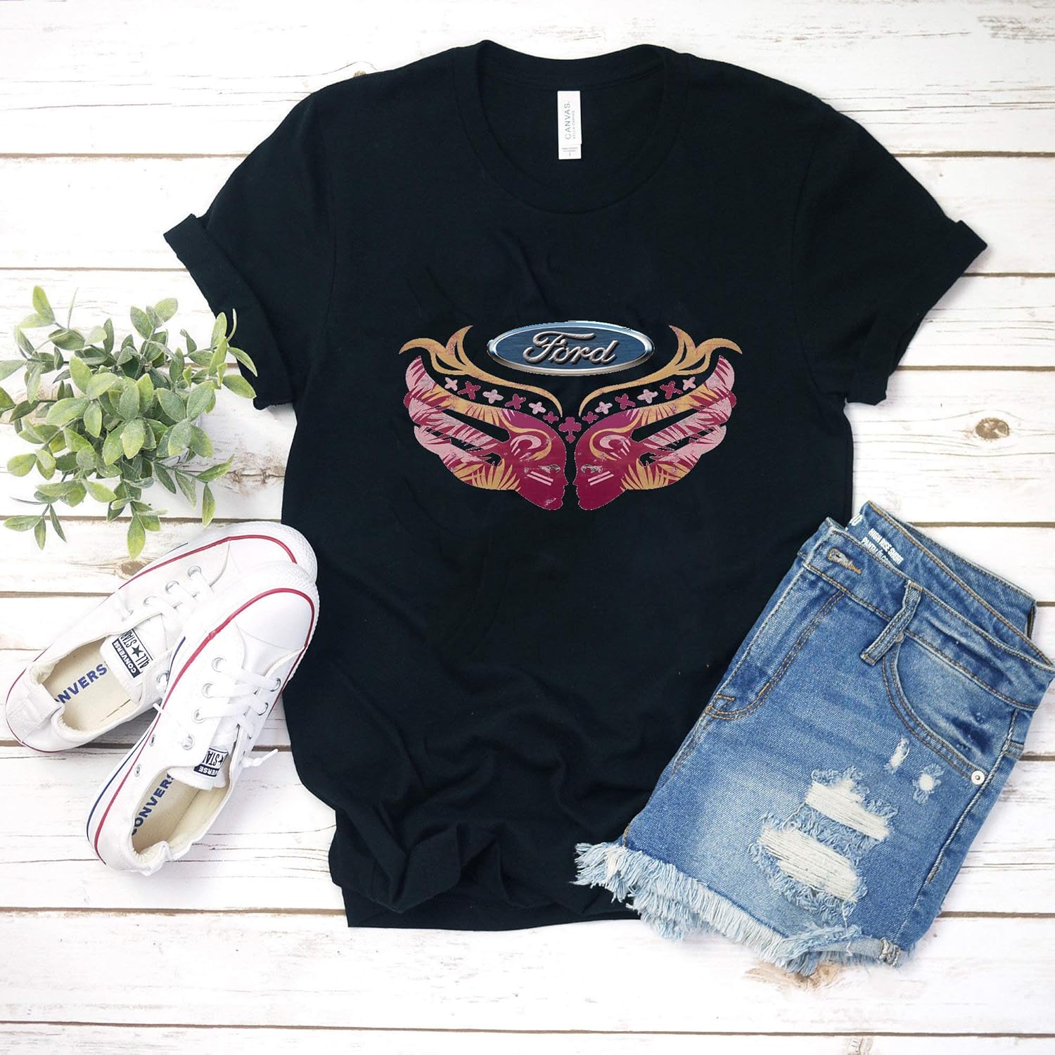 Ford Breast Cancer T Shirt For Woman | Kitilan