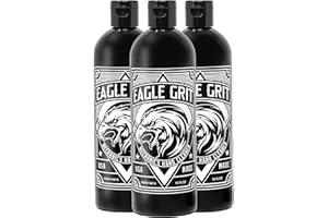 EAGLE GRIT INDUSTRIAL HANDSOAP Eagle Grit Heavy Duty Industrial Hand Cleaner for Auto Mechanics - Clean Grease, Dirt, Oil, Paint and More - Eco-Friendly Moisturizing Silica Formula - (16 Oz Bottle) - 3 Pack - Perfect Mechanic Soap