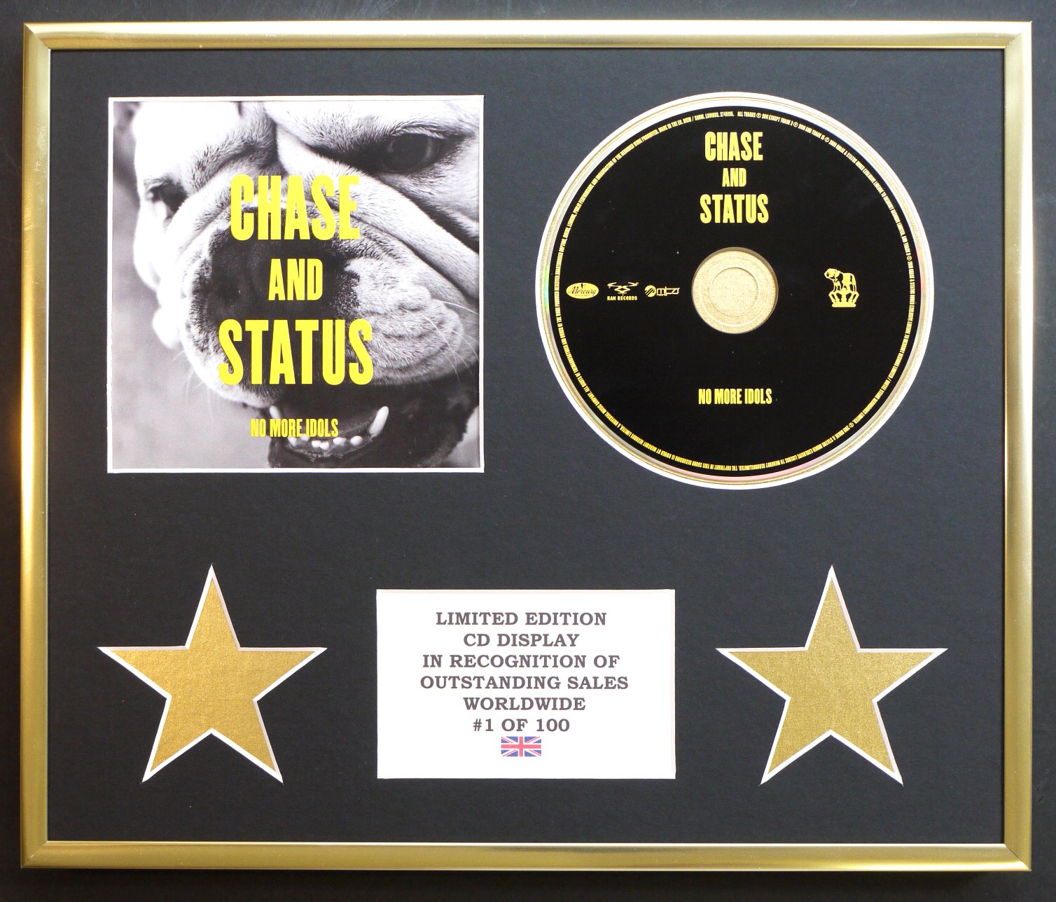 CHASE AND STATUS/CD DISPLAY/LIMITED EDITION/COA/NO MORE IDOLS