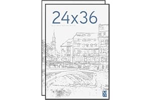 MCS, Black, Original Poster Frame, 24 x 36 Inch, Set of 2 60960