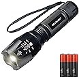 GearLight LED Flashlight Bright, Zoomable Tactical Flashlights with High Lumens and 5 Modes for Emergency and Outdoor Use -Camping Accessories -S1000