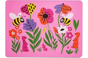 Munchkin® WildLove Reversible Silicone Placemat for Kids, 1pk, Bee