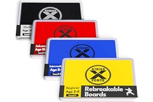 STRIKEXFORCE Rebreakable Punching Board, Taekwondo Karate and Martial Arts Board, Karate Breaking Board for Kids and Adults, 
