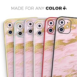 Design Skinz Rose Pink Marble & Digital Gold
