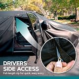 Vorsprung Universal Car Cover 4 Sizes Driver Side Zip Waterproof UV Protection view 4