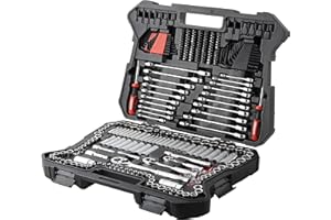 STARWORK True Mechanic 303-Piece Mechanics Tool Set and Socket Set, Professional, SAE/Metric