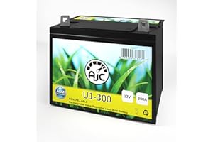 AJC Battery Compatible with Cub Cadet 1450 U1 Lawn Mower and Tractor Battery