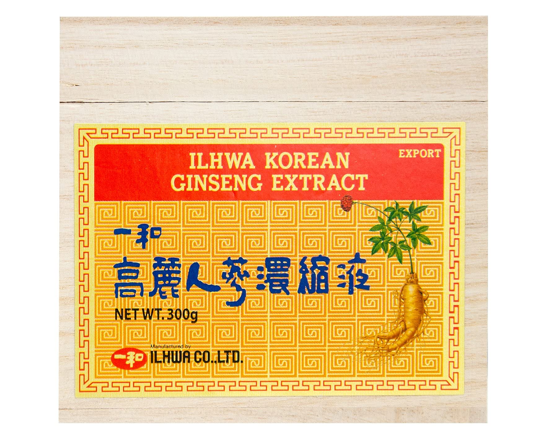 Il Hwa Korean Ginseng Extract - 100% Pure Panax Ginseng - Enhanced with Natural Ginsenosides - Easy-to-Use with Included Spoon - 300g