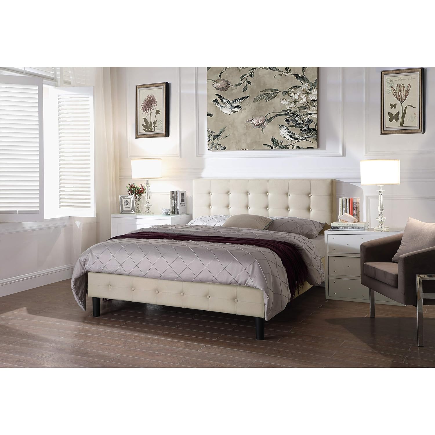 Rosevera Hanke Upholstered Platform Bed Twin