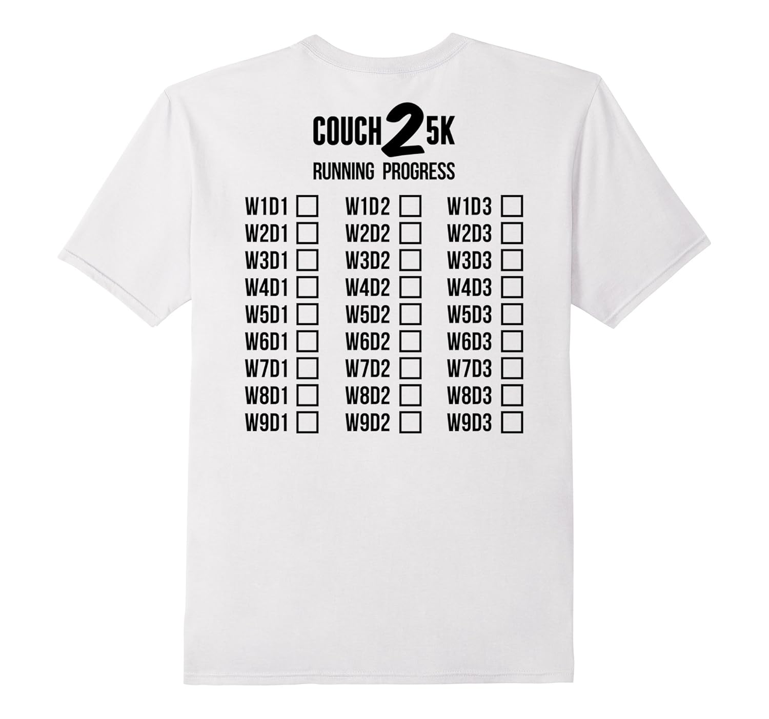Couch 2 5k Running Motivation Tee Back Light Colors Th Teehelen