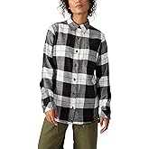 Dickies Women's Plaid Flannel Long Sleeve Shirt