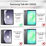 CACOE Case for Samsung Galaxy Tab A9+ 11 Inch 2023 Blue Star Ultra Slim view 2