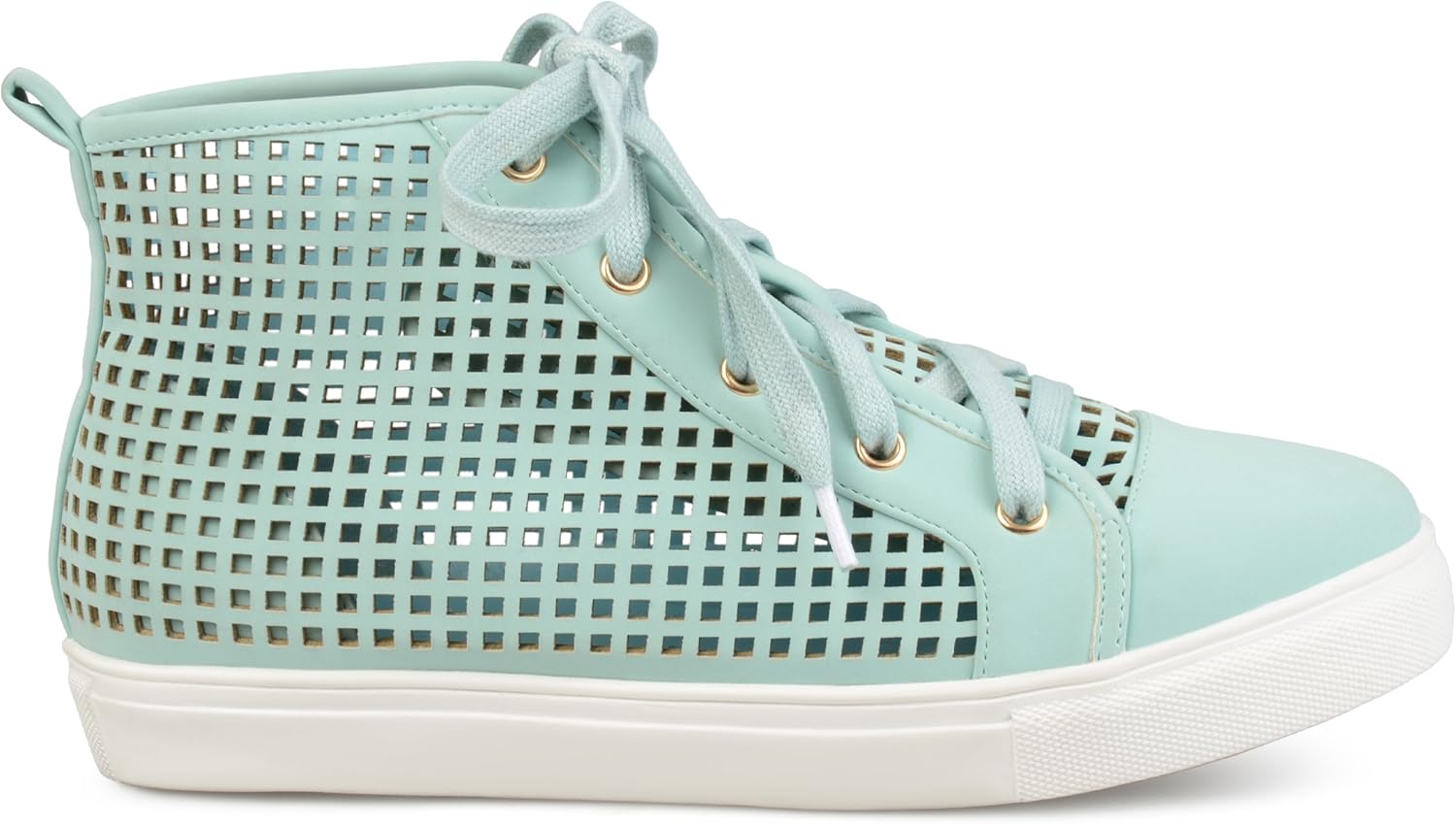 soho shoes women's leatherette quilted zipper lace up high top sneakers