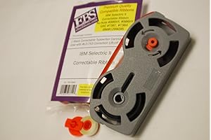 EBS RIBBONS IBM Selectric II Typewriter Ribbon & Lift Off Tape Combo Package Compatible with Nu Kote