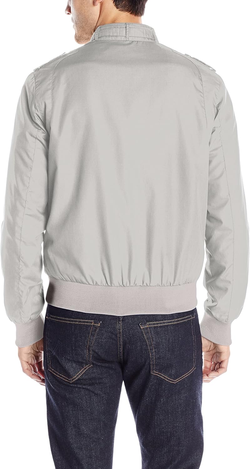 Members Only Men's Original Iconic Racer Jacket at  Men’s Clothing store