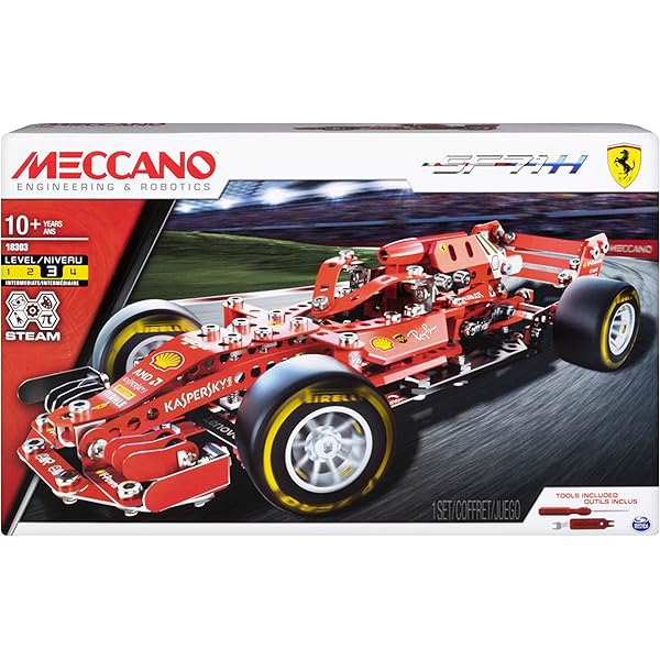 MECCANO Meccano-MECCANO-6044495-Meccano Model Set Rennwagen – Konstruktionsspielzeug-Modellbau – Bauen mit Werkzeug 6044495 25-Juguete de construcción con Herramientas, Multicolor (Spin Master: Amazon.es: Juguetes y juegos