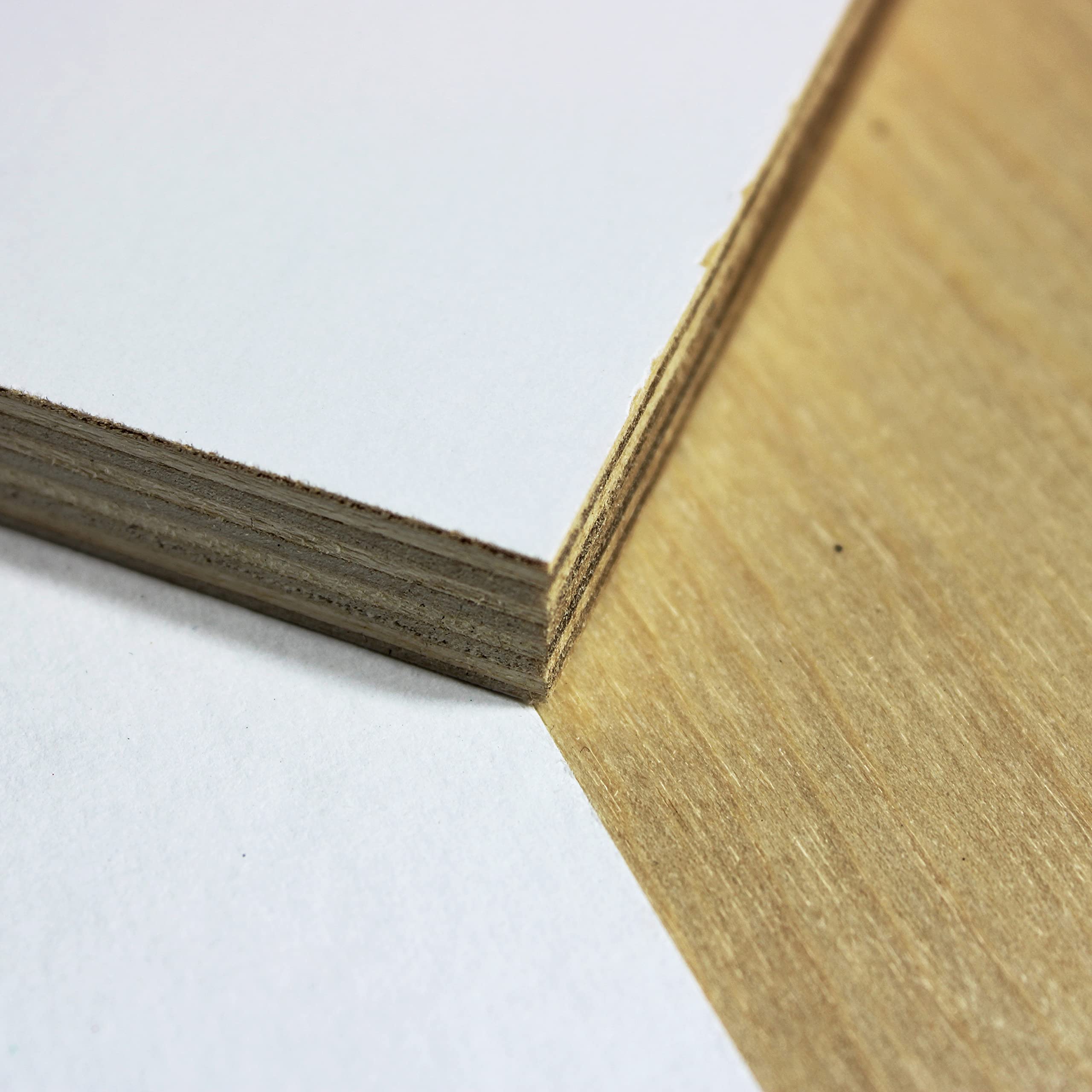 3/4" / 18mm White Melamine Faced Baltic Birch