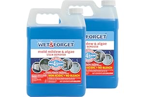 Wet & Forget Outdoor Moss Mold Mildew & Algae Stain Remover 2x .75 Gallon
