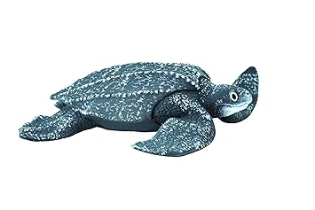 Safari Ltd. Leatherback Sea Turtle - Realistic Hand Painted Toy Figurine Model - Quality Construction from Phthalate, Lead and BPA Free Materials - for Ages 3 and Up