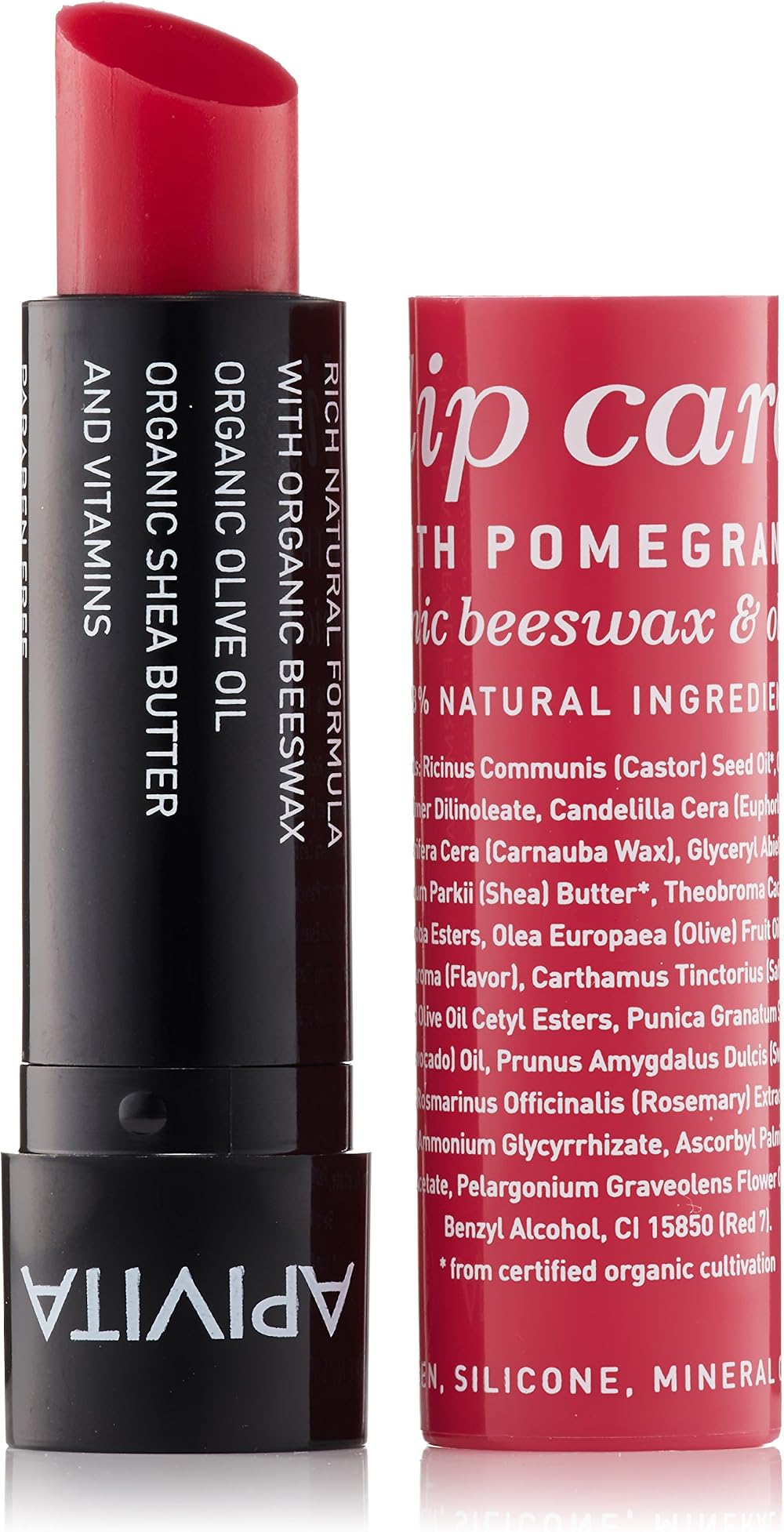 Apivita Lip Care Pomegranate 4.4g 0.15oz Protective Restorative Treatment