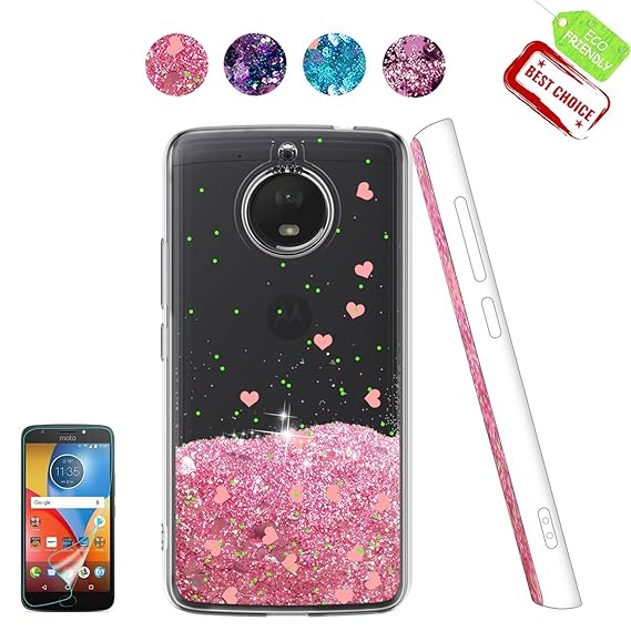 Amazoncom Moto E4 Plus Case Moto E4 Plus Glitter Case Liquid