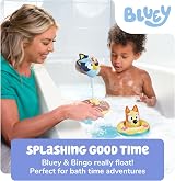 Tomy Toomies Bluey Bath Float 2 Pack Officially Licensed Toddler Toys view 4