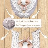 EAQ Hedgehog Baby Lounger Nest 0-12 Months 100% Cotton Portable Co-Sleeping view 6