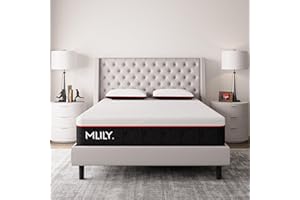 MLILY Queen Mattress Bed Mattress, Manchester United 10 Inch Memory Foam Mattress, Cool Sleep & Pressure Relief, Made in USA, White