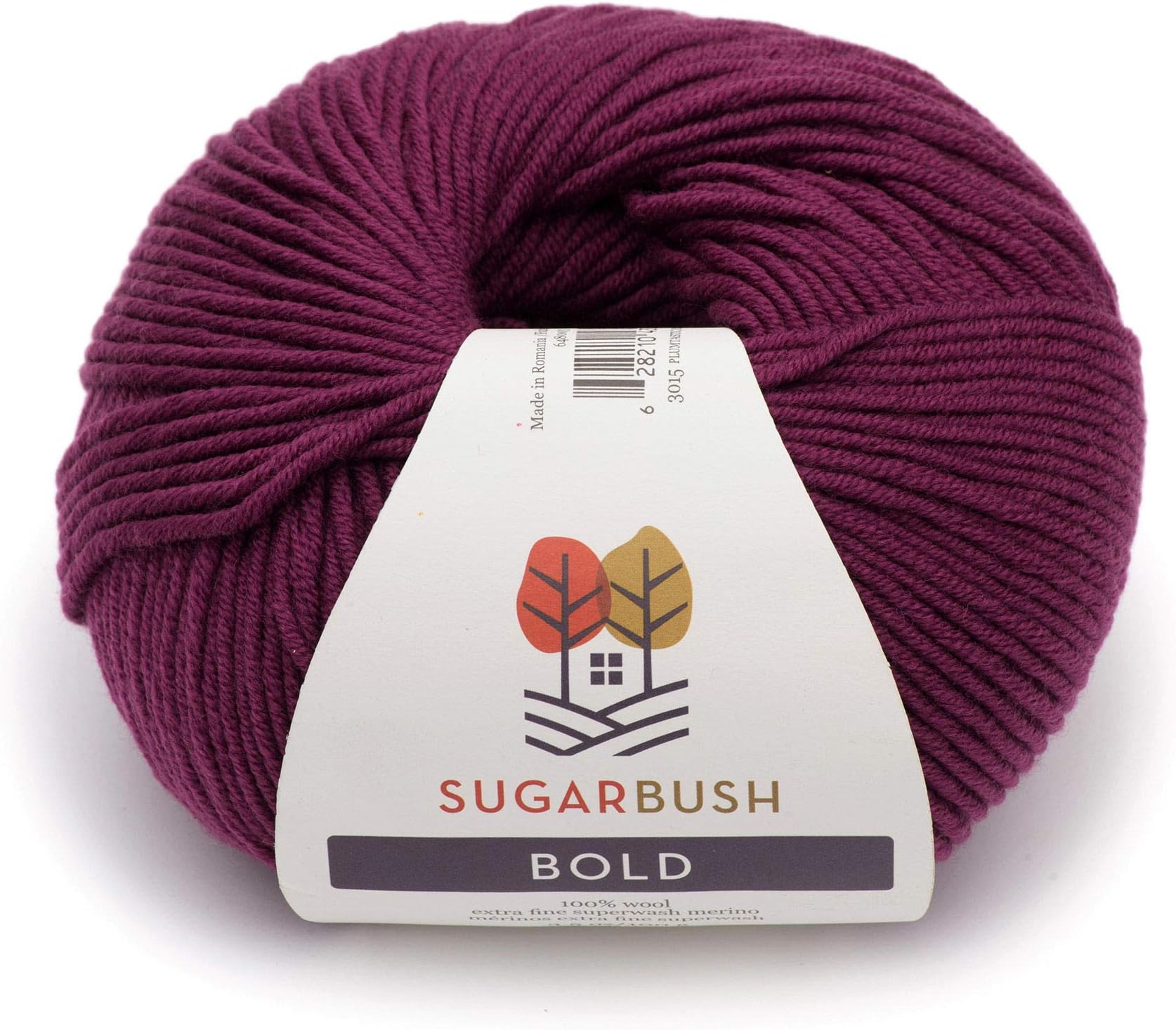 Sugar Bush Yarn Bold Knitting Worsted Weight, Plumtastic