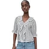 Madewell Women's Ruffled Puff Sleeve Top