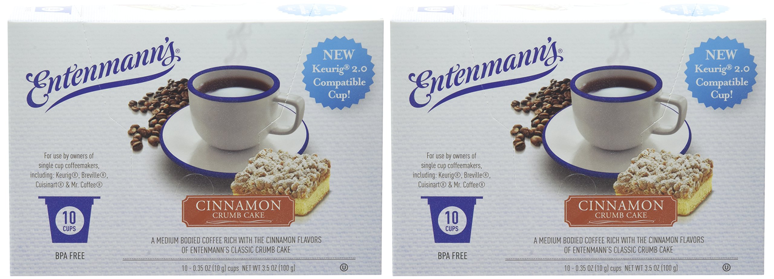 Entenmann's Cinnamon Crumb Cake Capsule/KCup Coffee, 20 Count on Galleon Philippines
