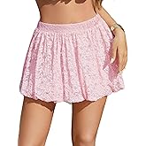 Avidlove Women Lace Skirts Mini Skirts Short Casual Skirts y2k Going Out Skirts Pleated Skirt