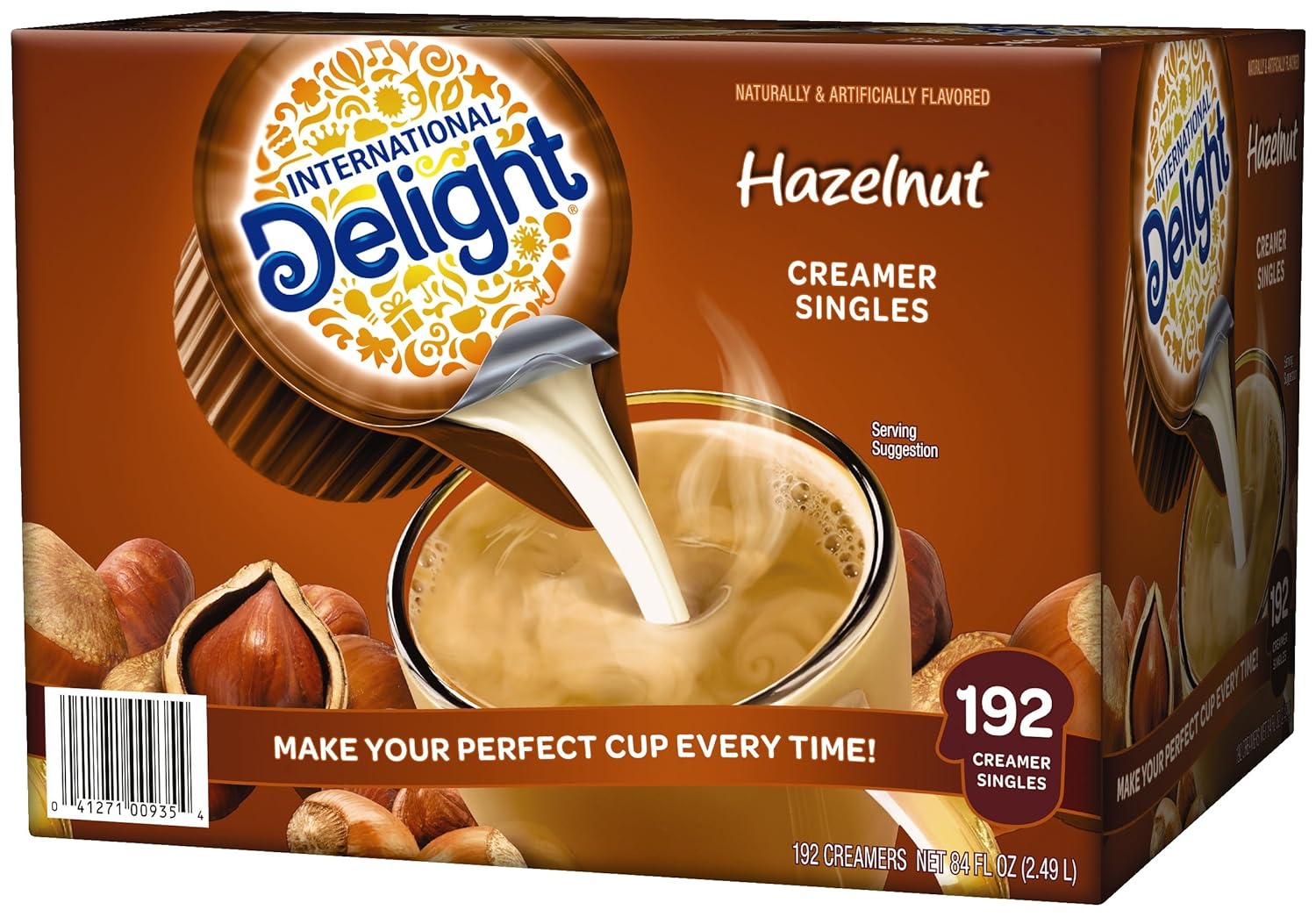 International Delight Hazelnut Coffee Creamer Singles 192 ct. Amazon