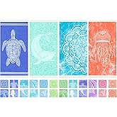 Widdonen Turkish Beach Towel Quick Dry Absorbent Cotton Lightweight Thin Bathroom Bath Pool Swim Towels Extra Large Oversized Sand Free Beach Accessories Essentials Stuff Cloud Gift for Adults