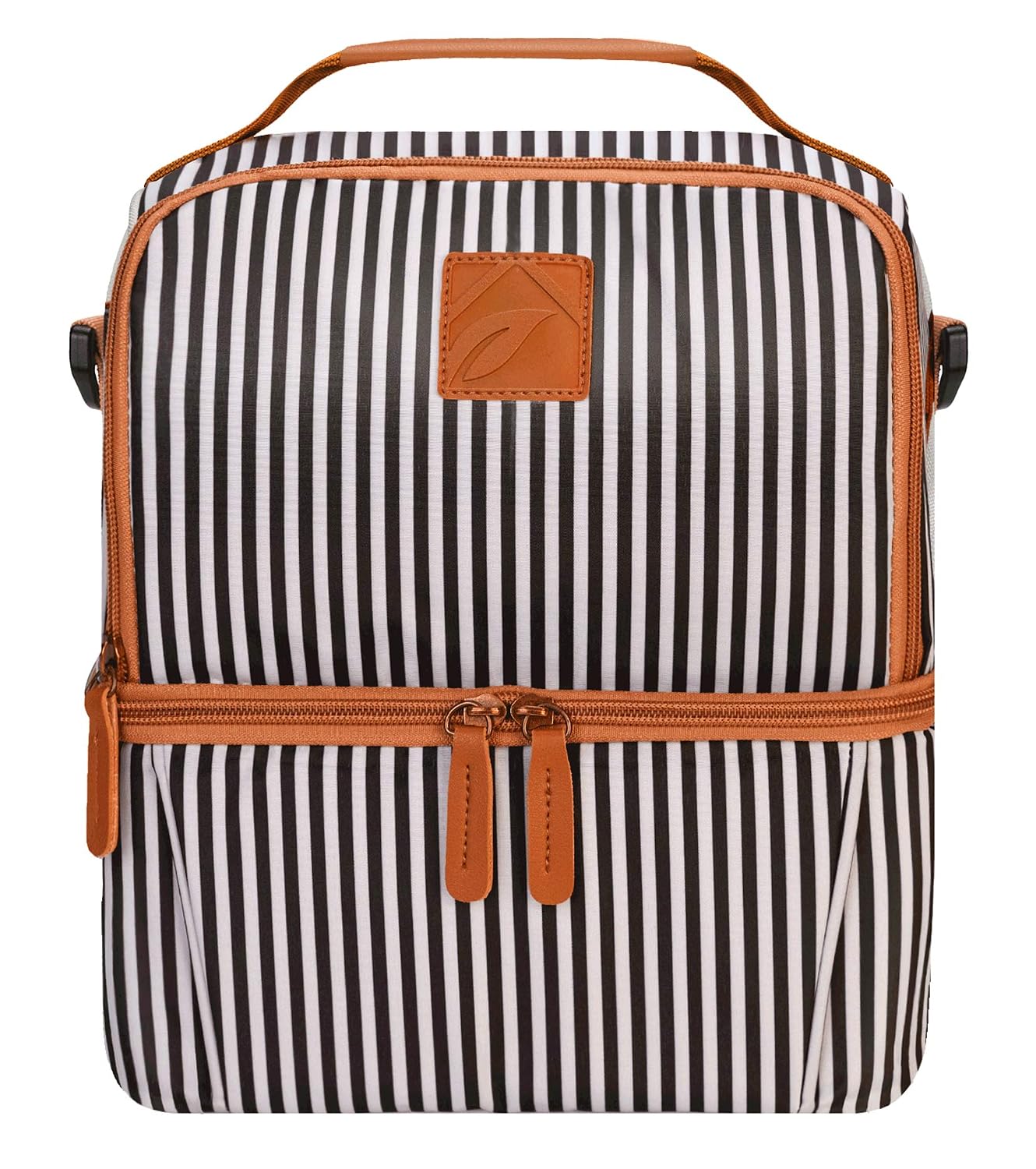dual compartment lunch tote