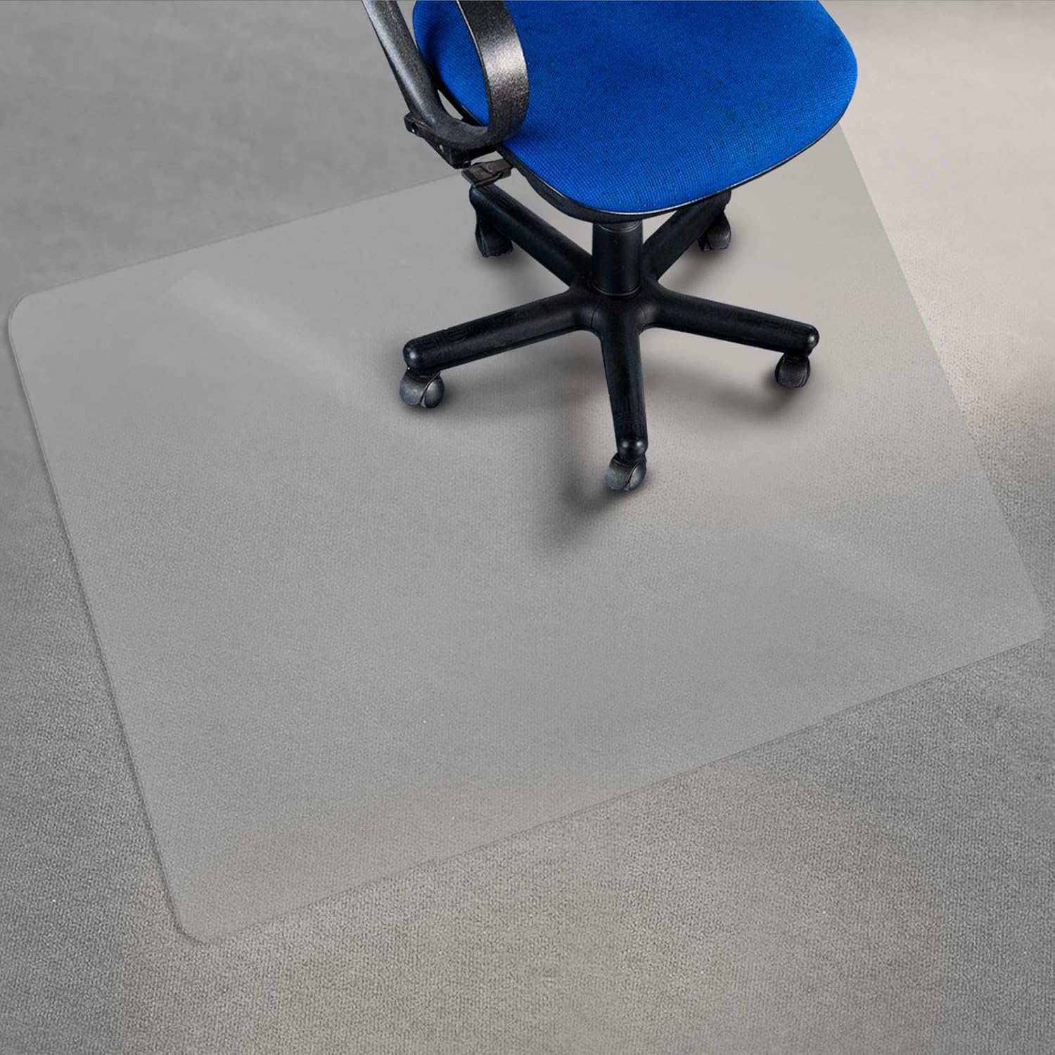 Bürostuhl Unterlage 120x140cm - Bodenschutzmatte Für Parkett, Laminat & Teppich, 4,1mm Stark