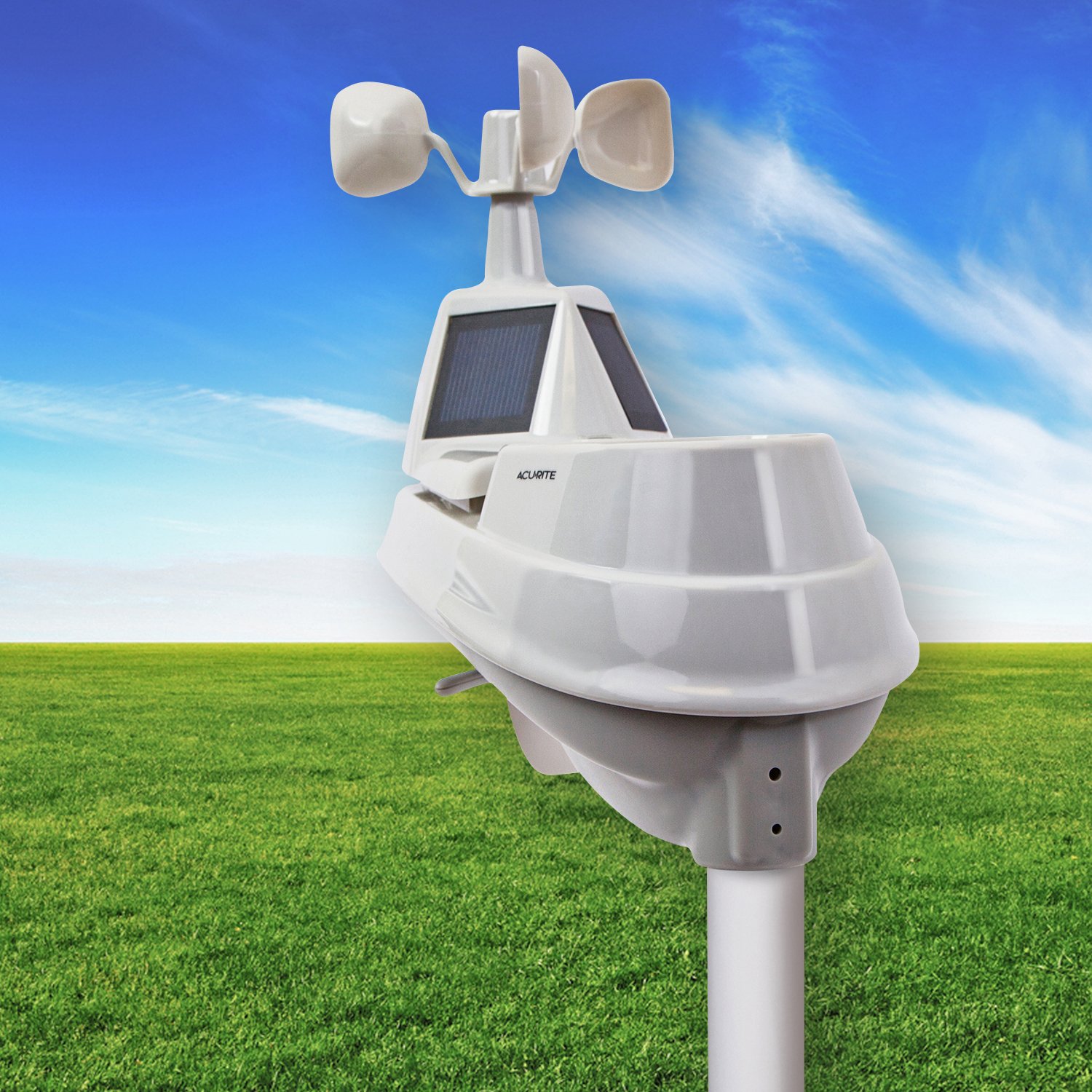 AcuRite 01024 Pro Weather Station with Lightning Detector, HD Display