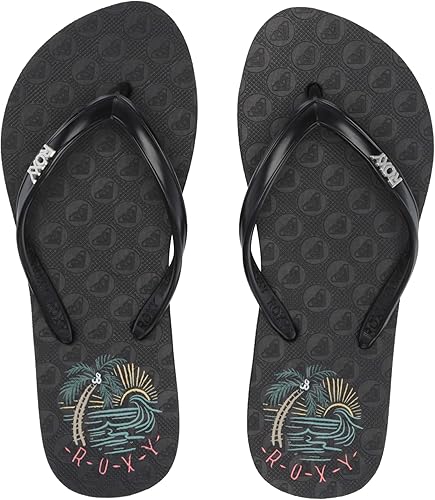 roxy viva stamp flip flops