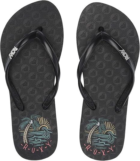roxy viva stamp flip flops